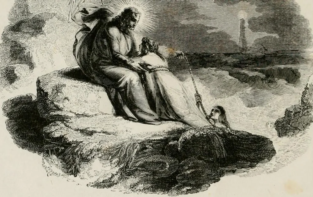 An illustration from Religious emblems : being a series of engravings on wood, executed by the first artists of that line, from designs drawn on the blocks themselves, 1809, leaf 41