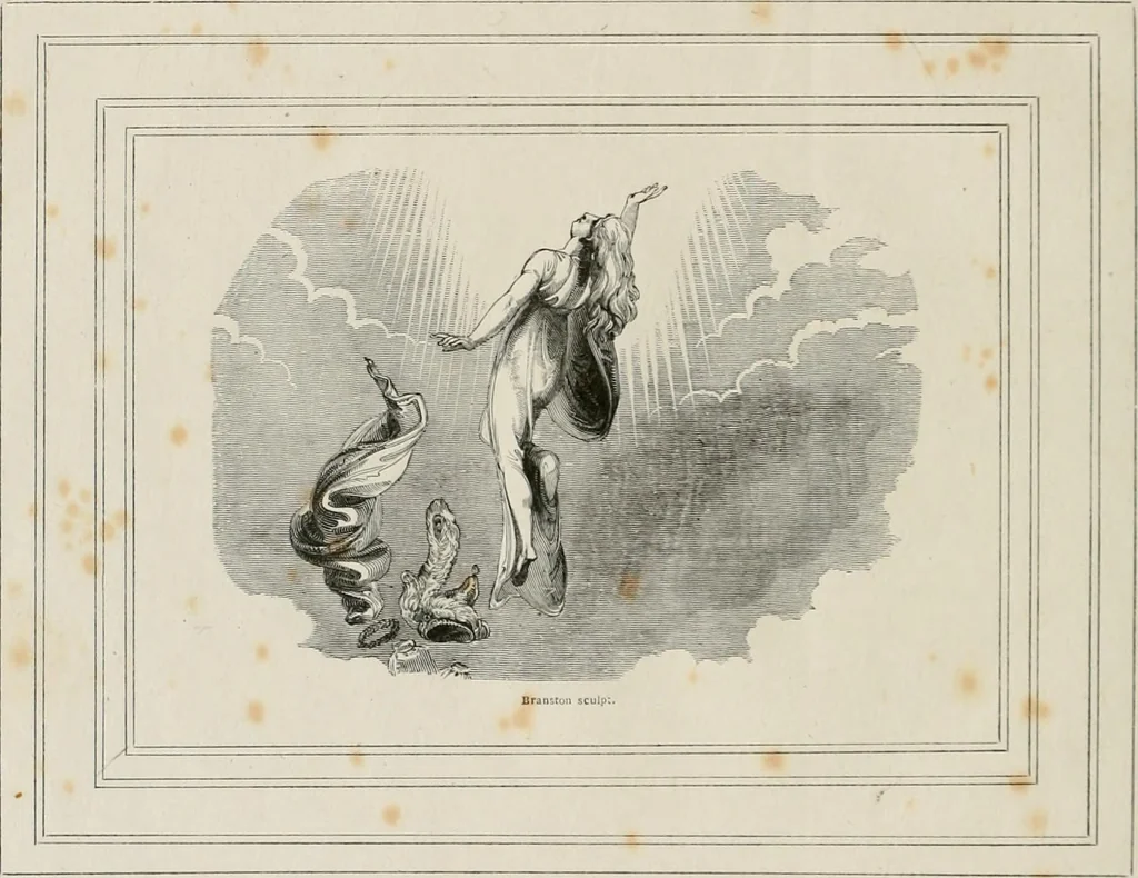 An illustration from Religious emblems : being a series of engravings on wood, executed by the first artists of that line, from designs drawn on the blocks themselves, 1809, leaf 61