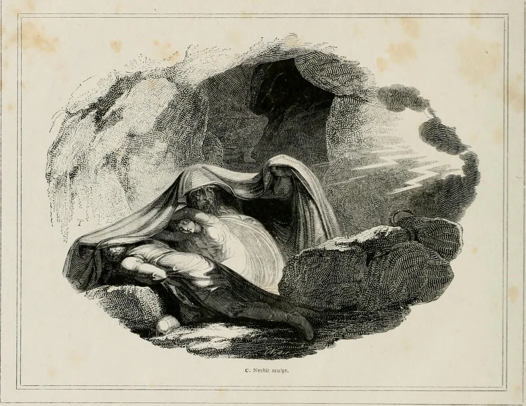 An illustration from Religious emblems : being a series of engravings on wood, executed by the first artists of that line, from designs drawn on the blocks themselves, 1809, leaf 77
