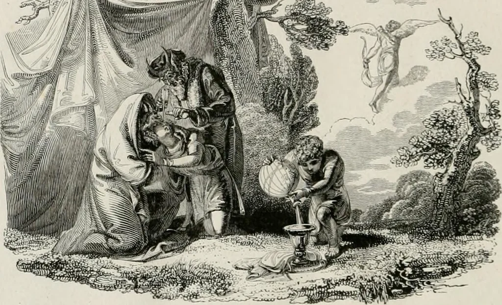 An illustration from Religious emblems : being a series of engravings on wood, executed by the first artists of that line, from designs drawn on the blocks themselves, 1809, leaf 85