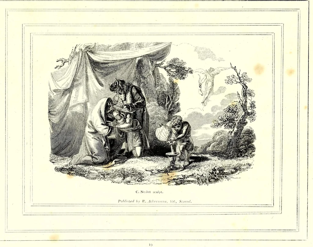 An illustration from Religious emblems : being a series of engravings on wood, 1810, leaf 129