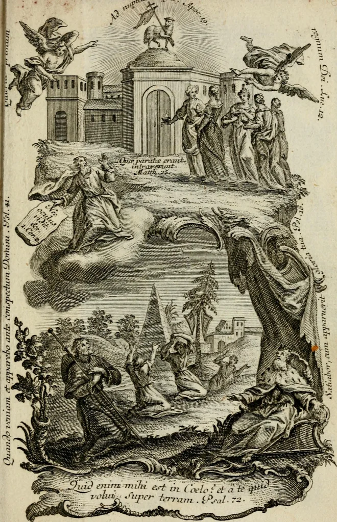 An illustration from [Religious engravings], 1750, leaf 10