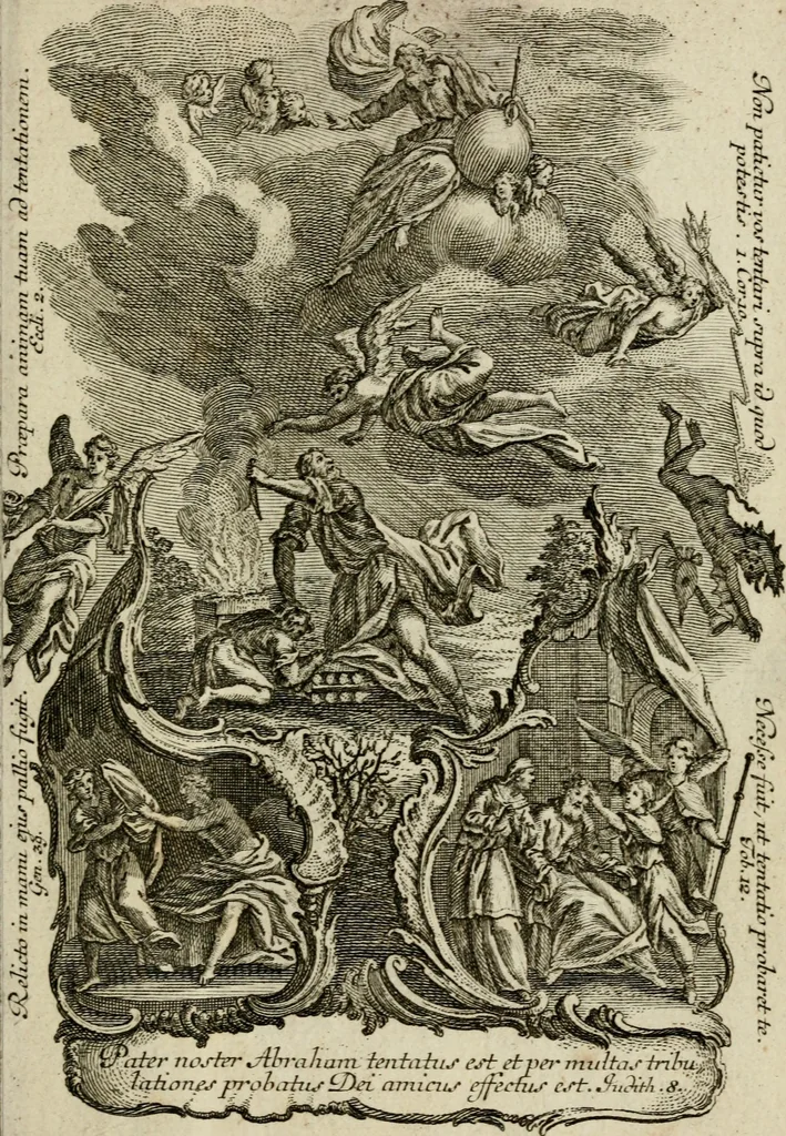 An illustration from [Religious engravings], 1750, leaf 16