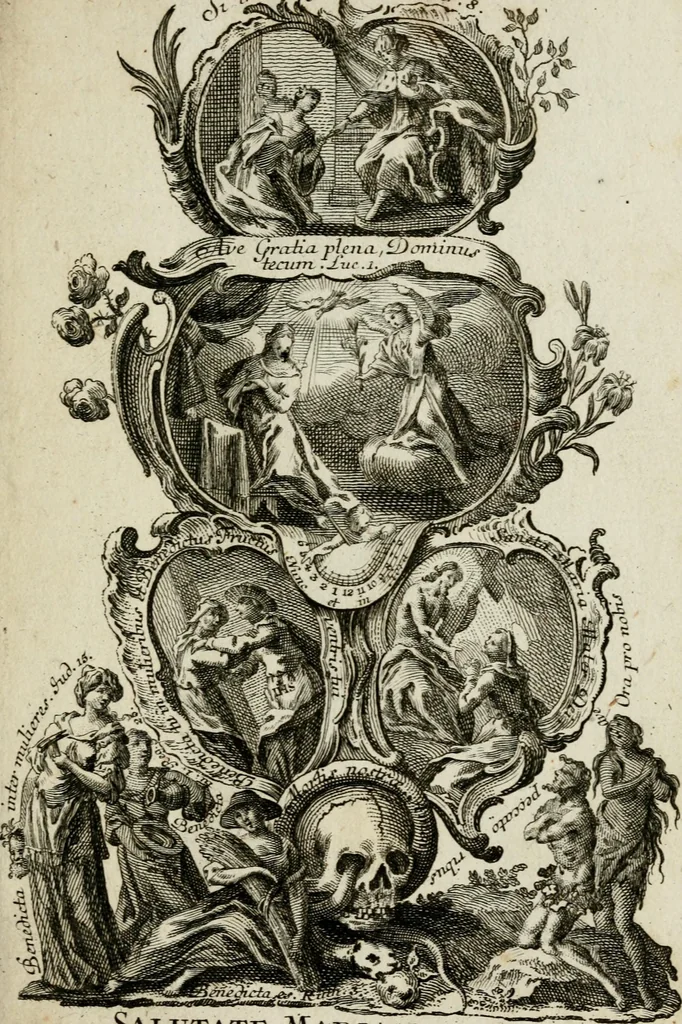 An illustration from [Religious engravings], 1750, leaf 20