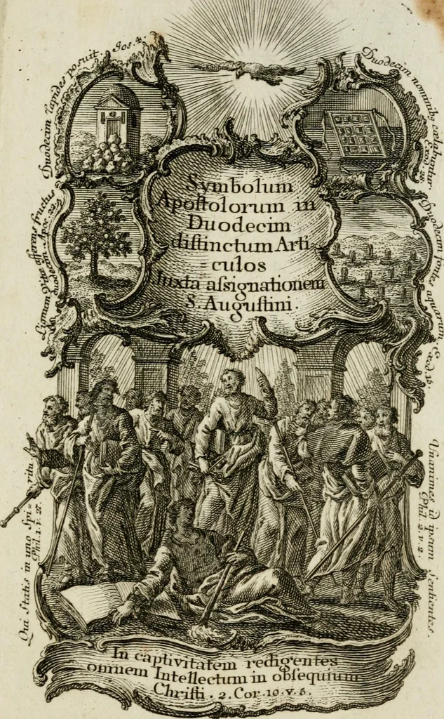 An illustration from [Religious engravings], 1750, leaf 28