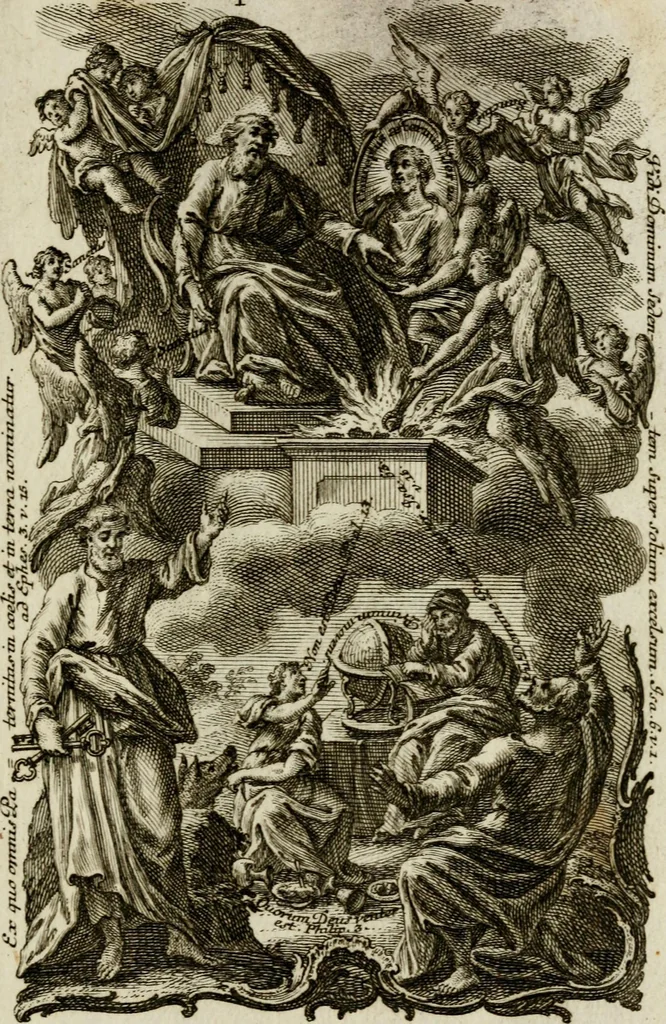An illustration from [Religious engravings], 1750, leaf 30