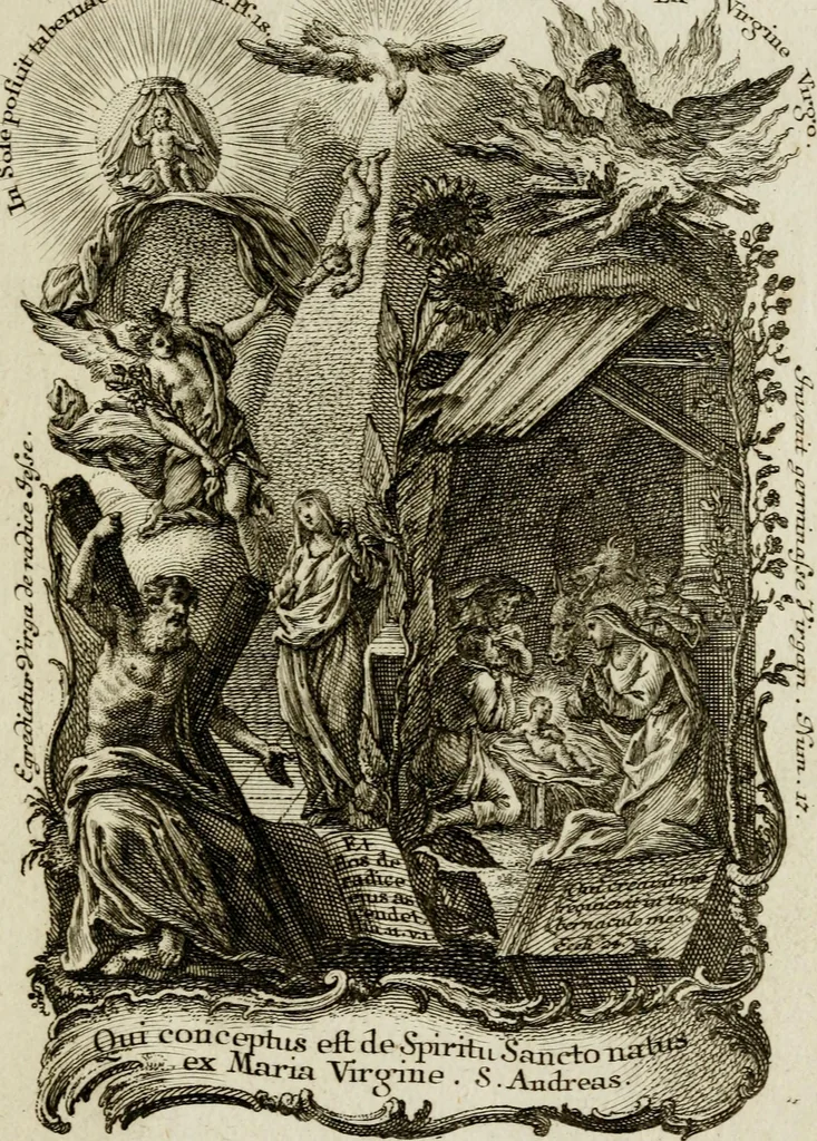 An illustration from [Religious engravings], 1750, leaf 36