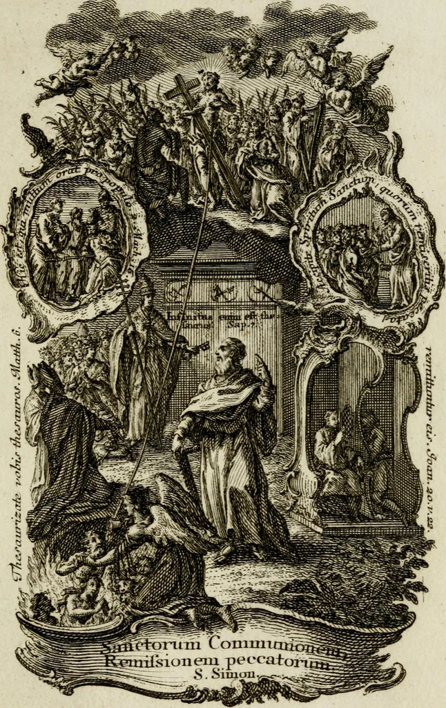 An illustration from [Religious engravings], 1750, leaf 48