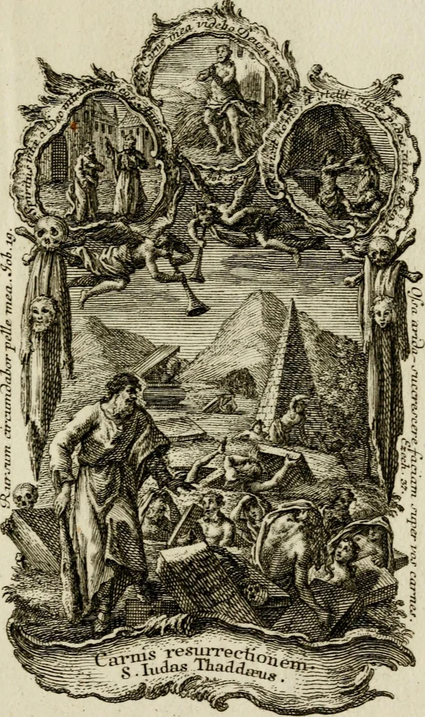 An illustration from [Religious engravings], 1750, leaf 50