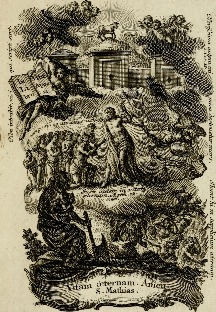 An illustration from [Religious engravings], 1750, leaf 52