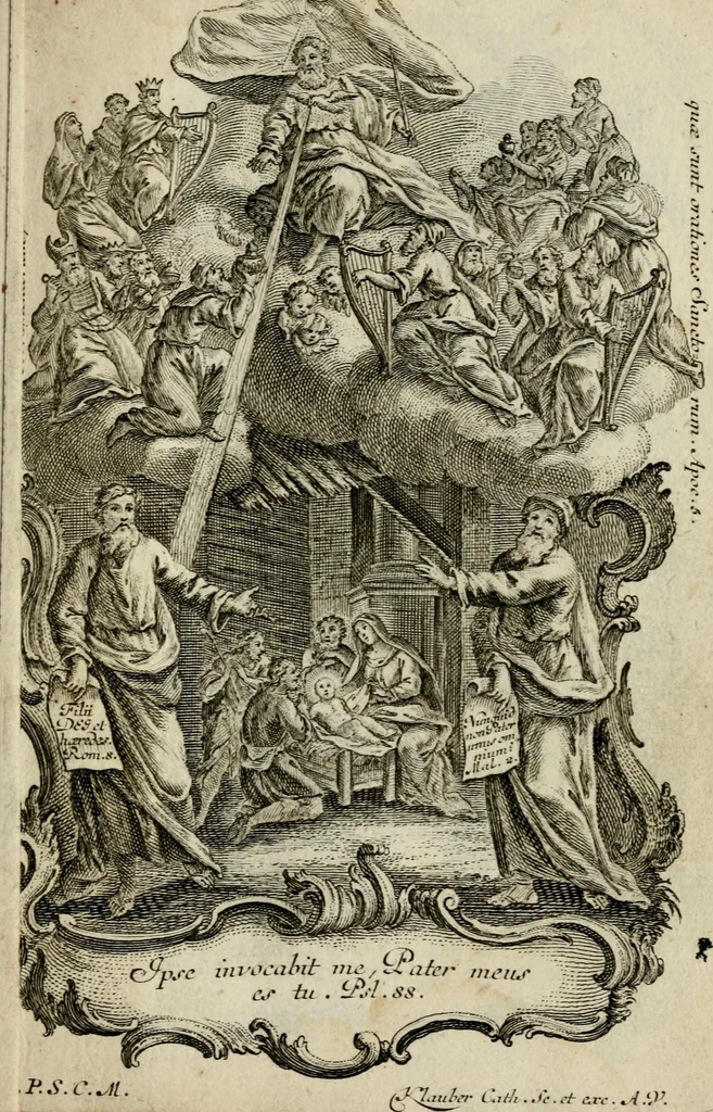 An illustration from [Religious engravings], 1750, leaf 6