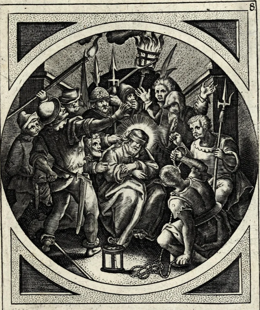 An illustration from [Religious engravings, 1600, leaf 17