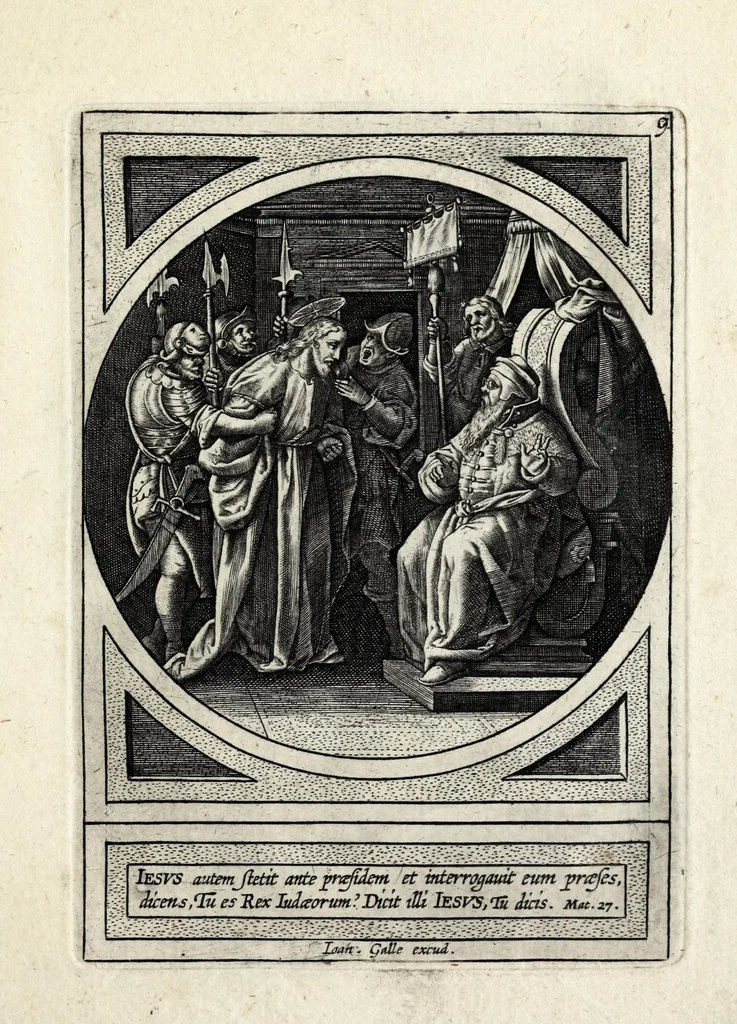 An illustration from [Religious engravings, 1600, leaf 19