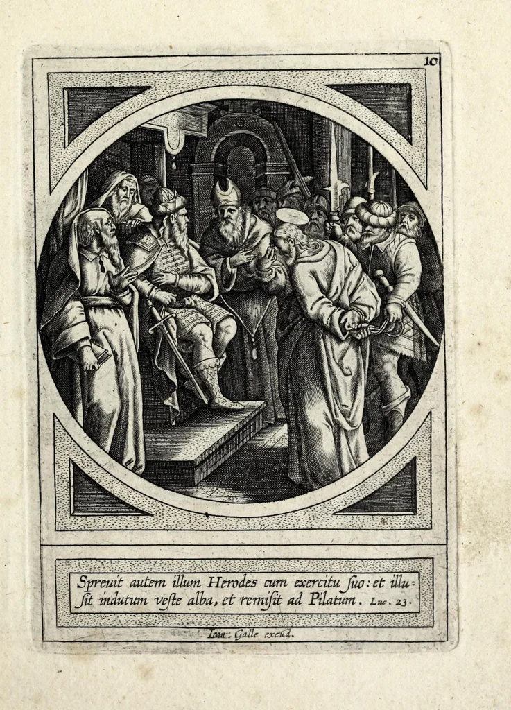 An illustration from [Religious engravings, 1600, leaf 21