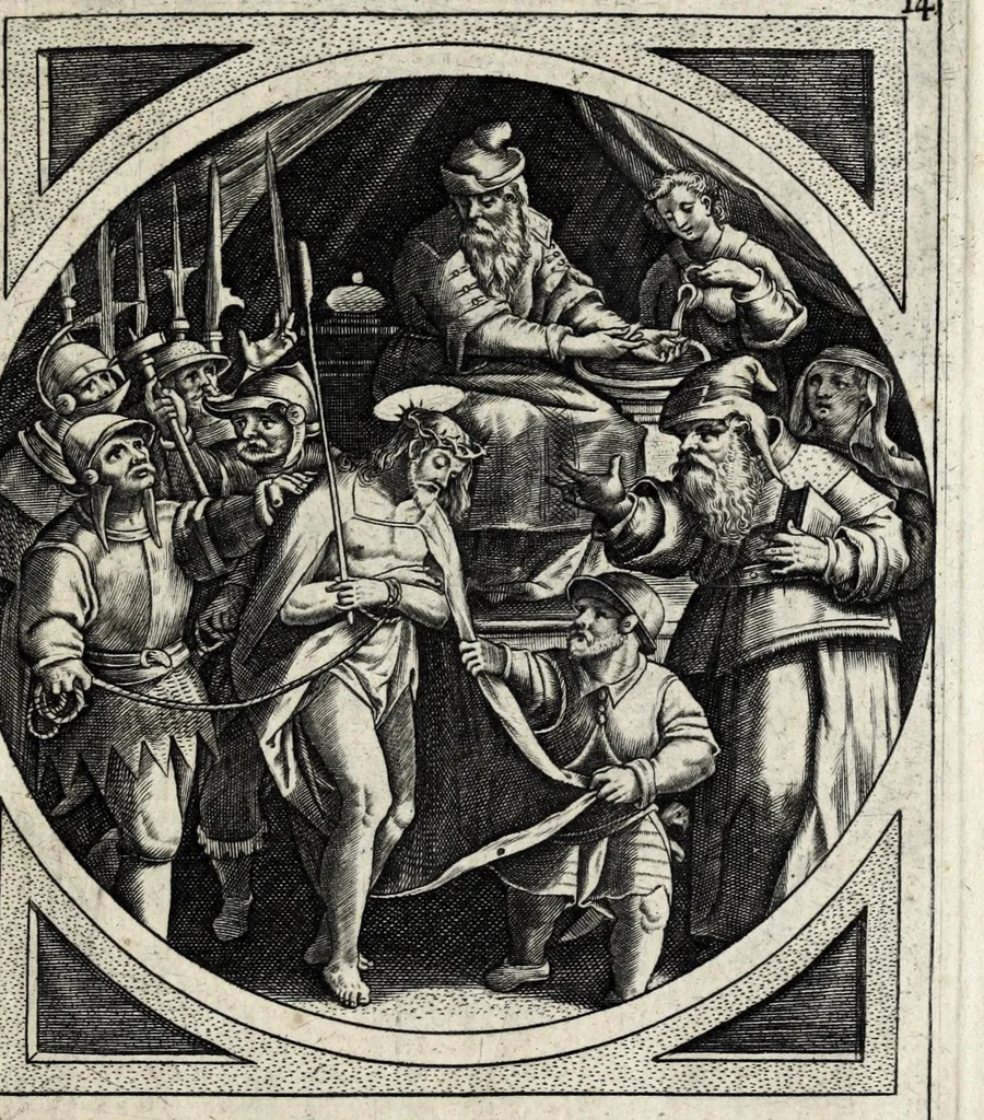 An illustration from [Religious engravings, 1600, leaf 29