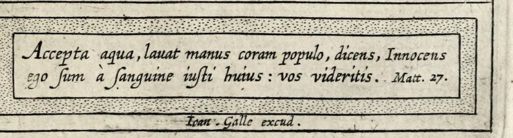 An illustration from [Religious engravings, 1600, leaf 29