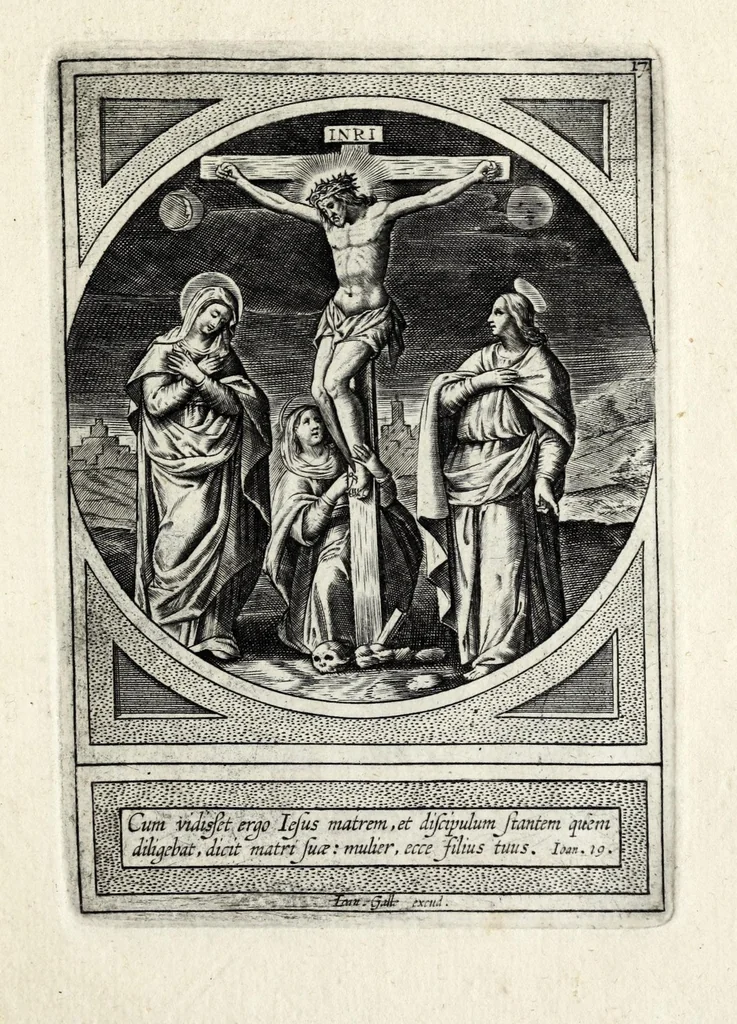 An illustration from [Religious engravings, 1600, leaf 35