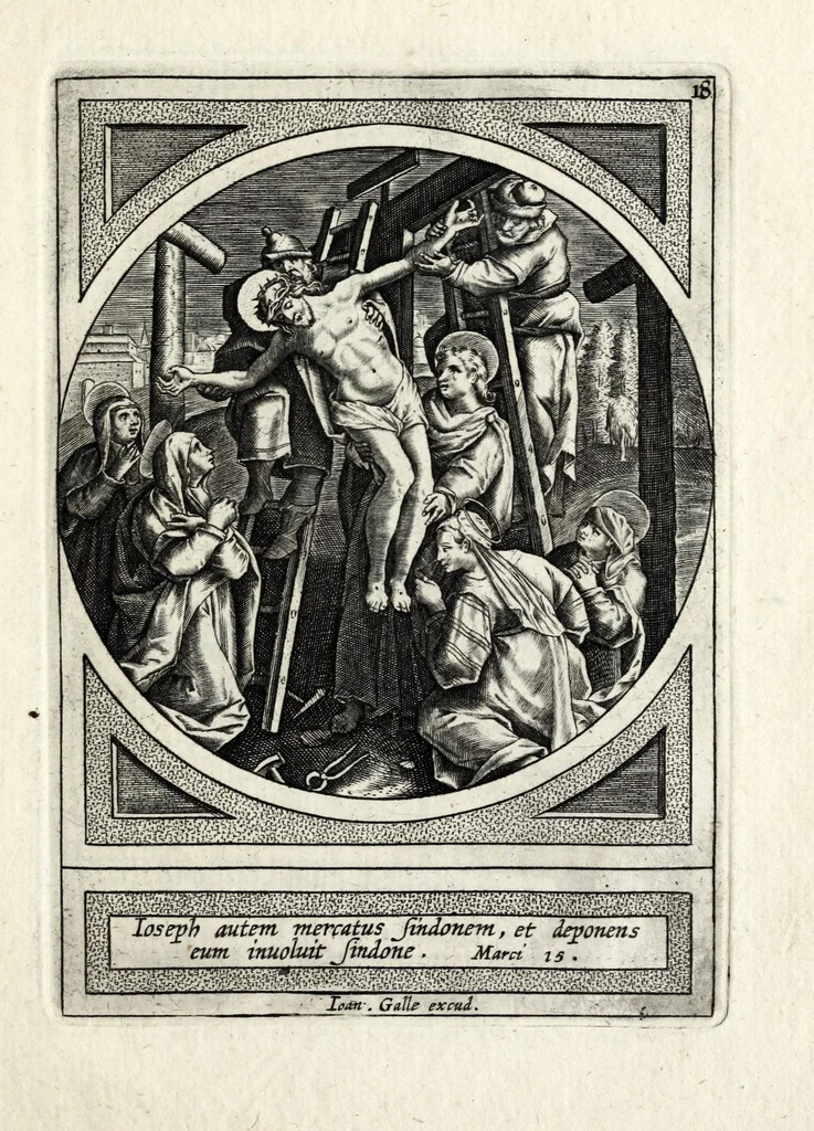 An illustration from [Religious engravings, 1600, leaf 37