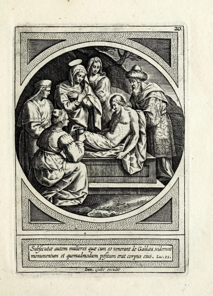 An illustration from [Religious engravings, 1600, leaf 41