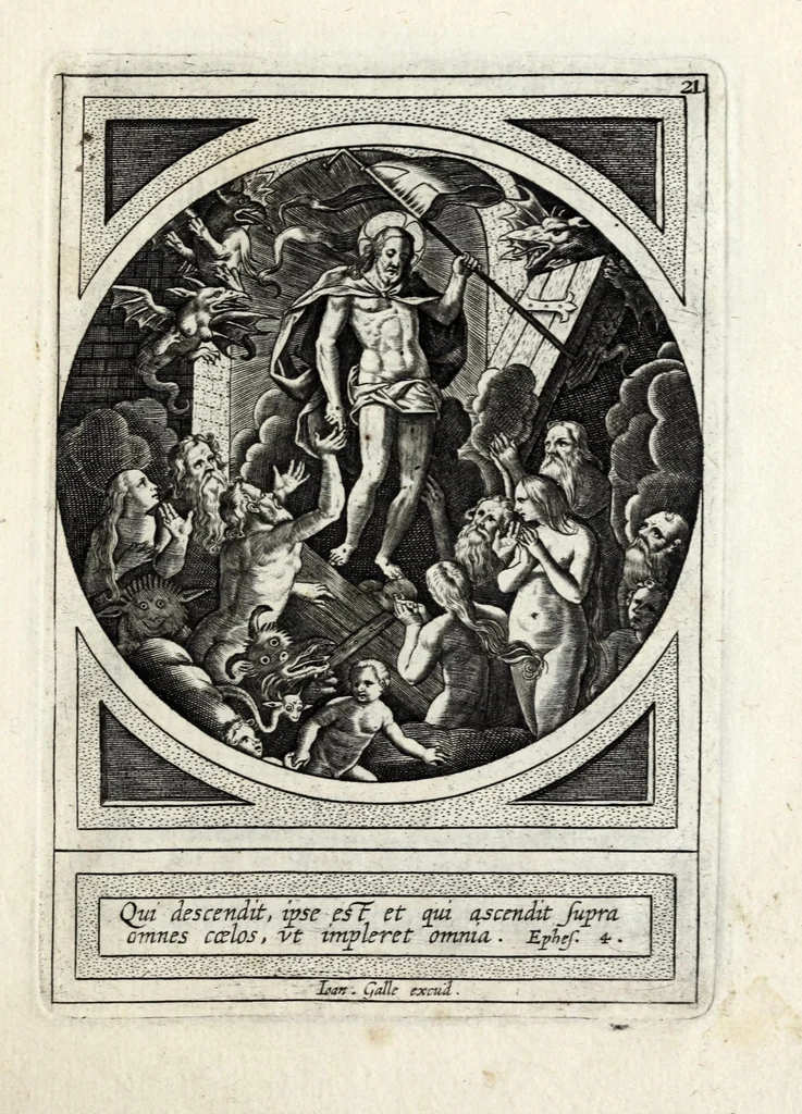 An illustration from [Religious engravings, 1600, leaf 43
