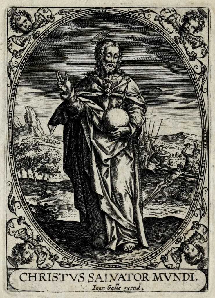 An illustration from [Religious engravings, 1600, leaf 48