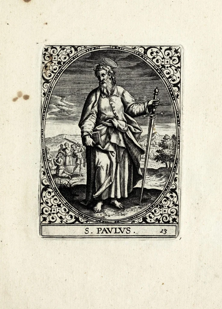 An illustration from [Religious engravings, 1600, leaf 51