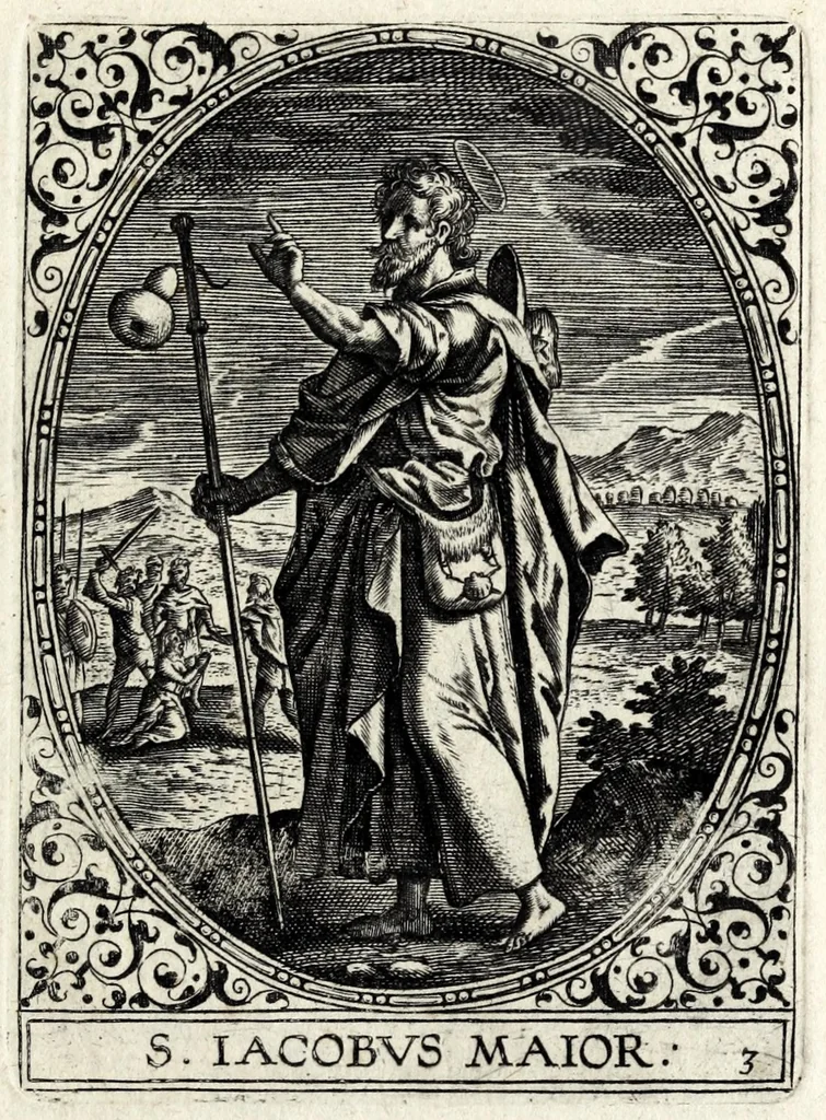 An illustration from [Religious engravings, 1600, leaf 55