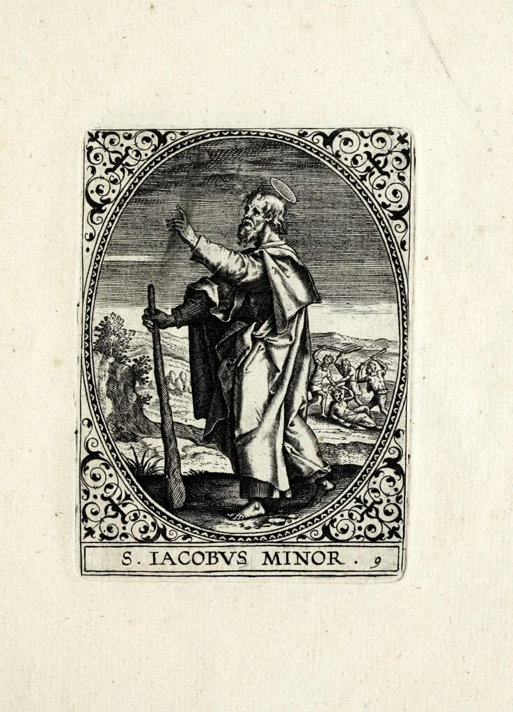 An illustration from [Religious engravings, 1600, leaf 57