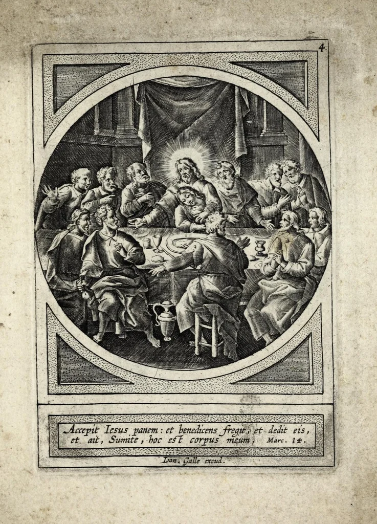 An illustration from [Religious engravings, 1600, leaf 9