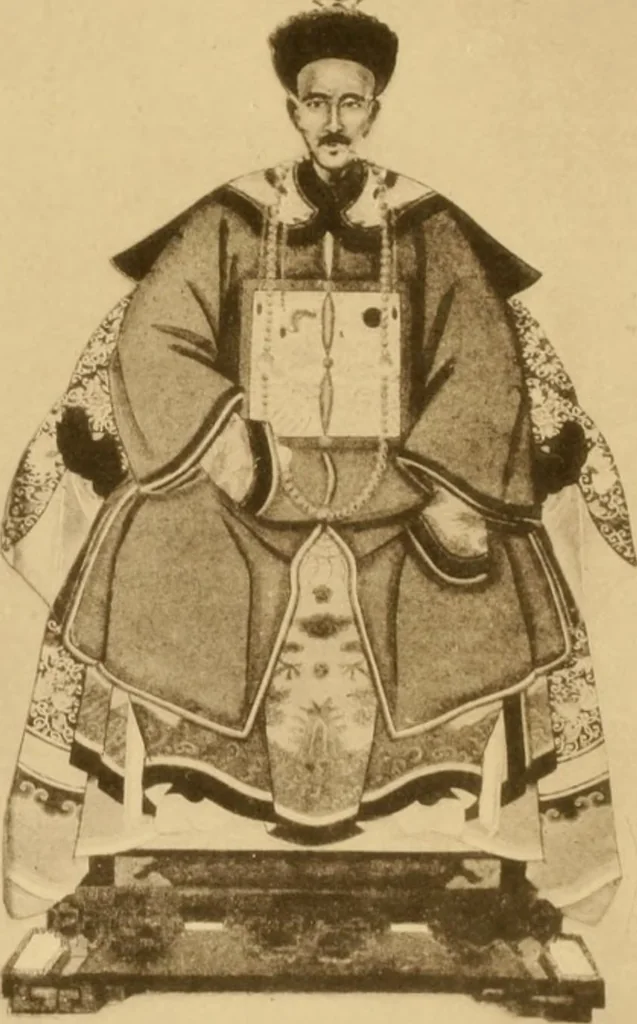An illustration from The religious system of China, its ancient forms, evolution, history and present aspect, manners, customs and social institutions connected therewith, 1892, leaf 158