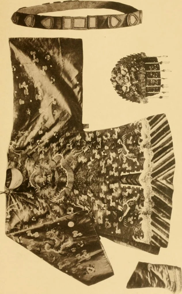An illustration from The religious system of China, its ancient forms, evolution, history and present aspect, manners, customs and social institutions connected therewith, 1892, leaf 90