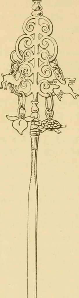 An illustration from The religious system of China, its ancient forms, evolution, history and present aspect, manners, customs and social institutions connected therewith, 1892, leaf 94