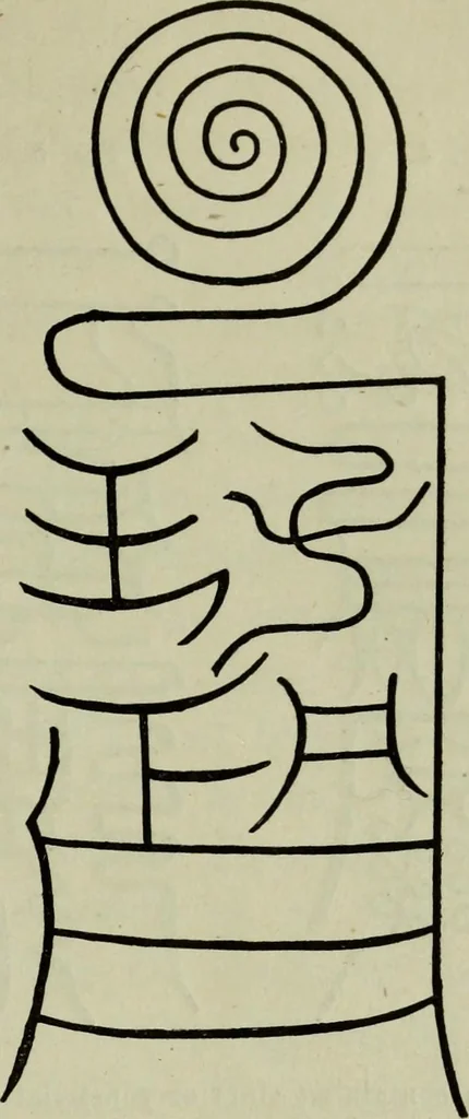 An illustration from The religious system of China, its ancient forms, evolution, history and present aspect, manners, custom and social institutions connected therewith, 1892, leaf 134