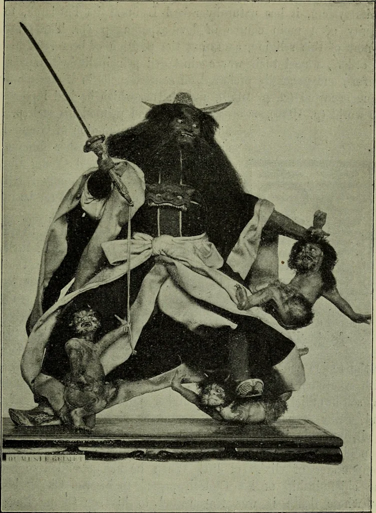 An illustration from The religious system of China, its ancient forms, evolution, history and present aspect, manners, custom and social institutions connected therewith, 1892, leaf 282