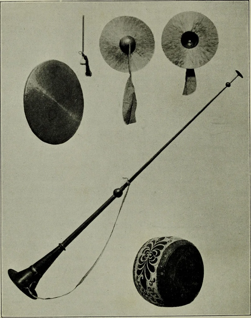 An illustration from The religious system of China, its ancient forms, evolution, history and present aspect, manners, custom and social institutions connected therewith, 1892, leaf 31