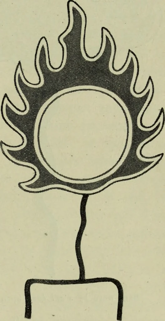 An illustration from The religious system of China, its ancient forms, evolution, history and present aspect, manners, custom and social institutions connected therewith, 1892, leaf 374