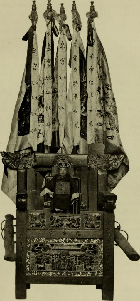 An illustration from The religious system of China, its ancient forms, evolution, history and present aspect, manners, custom and social institutions connected therewith, 1892, leaf 426