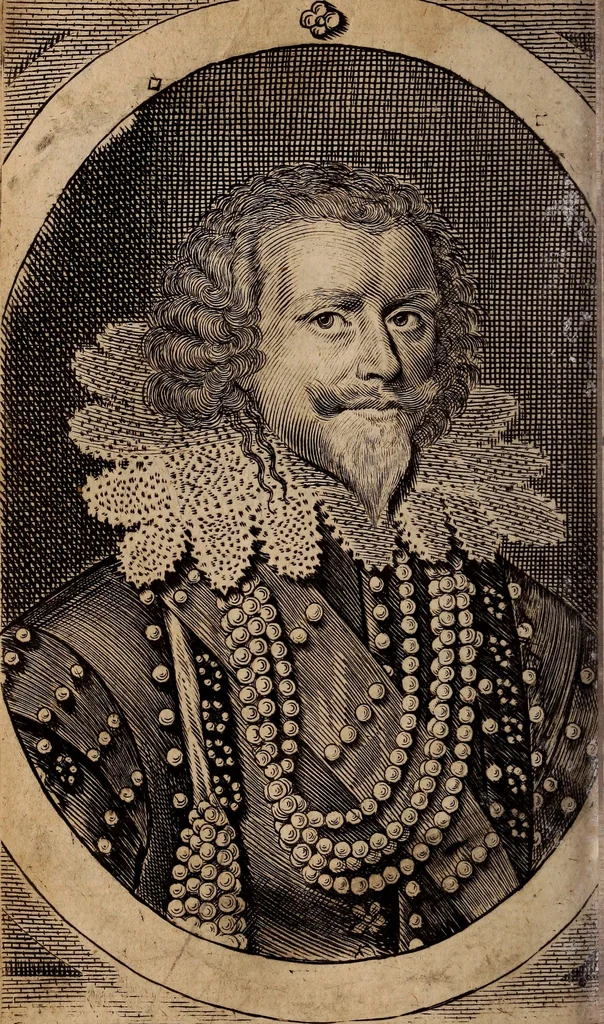 An illustration from Reliquiæ Wottonianæ. Or, A collection of lives, letters, poems; with characters of sundry personages: : and other incomparable pieces of language and art., 1651, leaf 145