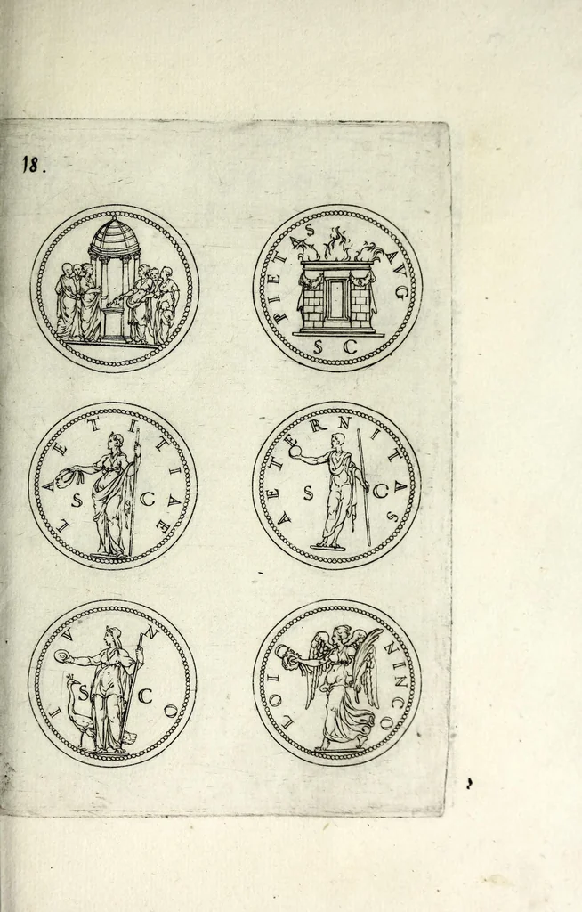 An illustration from Reliqvae avgvstarvm imagines, 1600, leaf 41