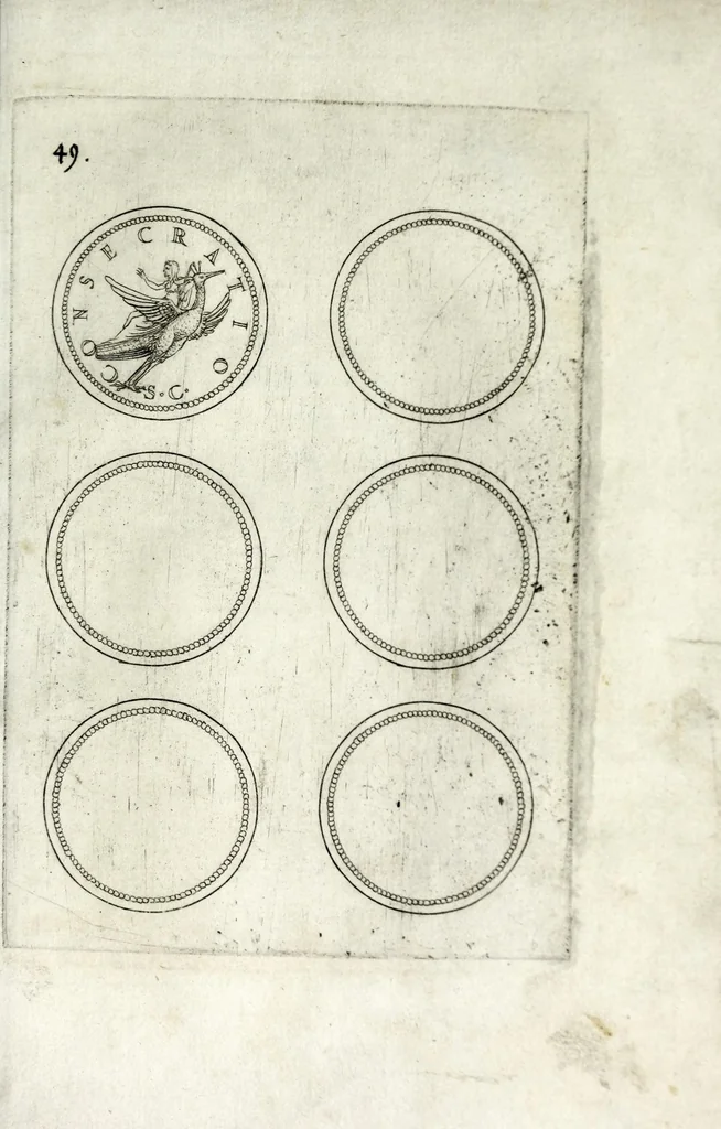 An illustration from Reliqvae avgvstarvm imagines, 1600, leaf 99