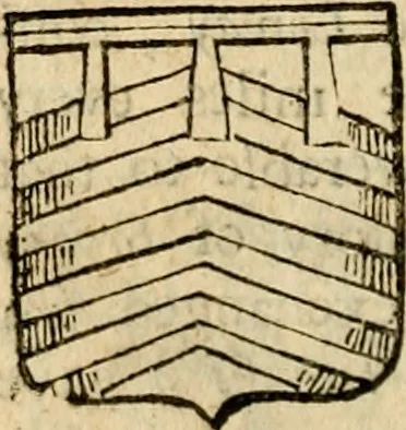 An illustration from Remaines concerning Britain: their languages, names, surnames, allusions, anagrammes, armories, monies, empreses, apparell, artillarie, wise speeches, proverbs, poesies, epitaphs, 1674, leaf 293