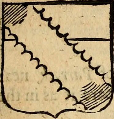 An illustration from Remaines concerning Britain: their languages, names, surnames, allusions, anagrammes, armories, monies, empreses, apparell, artillarie, wise speeches, proverbs, poesies, epitaphs, 1674, leaf 296