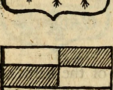 An illustration from Remaines concerning Britain: their languages, names, surnames, allusions, anagrammes, armories, monies, empreses, apparell, artillarie, wise speeches, proverbs, poesies, epitaphs, 1674, leaf 297
