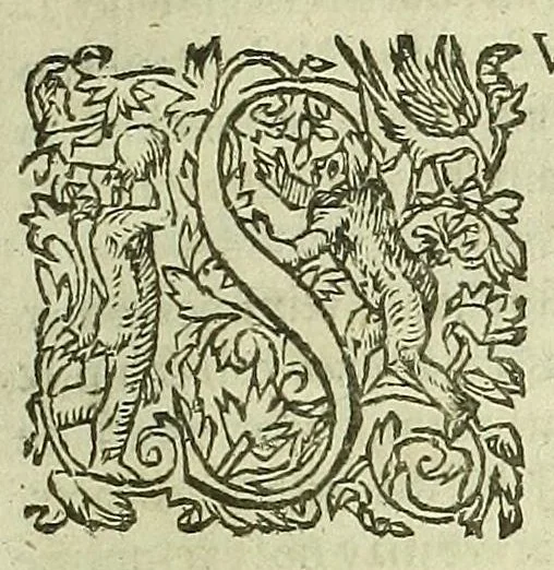 An illustration from Remaines, concerning Britaine: but especially England, and the inhabitants thereof. Their languages. Names. Surnames. Allusions. Anagrammes. Armories. Monies. Empreses. Apparell. Artillary. Wise speeches. Prouerbs. Poesies. Epitaphs, 1623, leaf 103