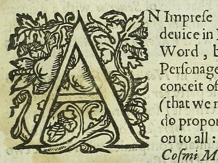 An illustration from Remaines, concerning Britaine: but especially England, and the inhabitants thereof. Their languages. Names. Surnames. Allusions. Anagrammes. Armories. Monies. Empreses. Apparell. Artillary. Wise speeches. Prouerbs. Poesies. Epitaphs, 1623, leaf 193