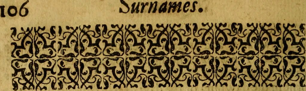 An illustration from Remaines concerning Britaine : their Languages. Names. Surnames. Allusions. Anagrammes. Armories. Monies. Empresses. Apparell. Artillarie. Wise speeches. Proverbs. Poesies. Epitaphes., 1636, leaf 117