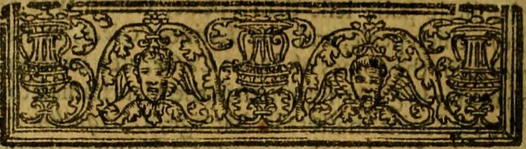 An illustration from Remaines concerning Britaine : their Languages. Names. Surnames. Allusions. Anagrammes. Armories. Monies. Empresses. Apparell. Artillarie. Wise speeches. Proverbs. Poesies. Epitaphes., 1636, leaf 179