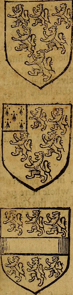 An illustration from Remaines concerning Britaine : their Languages. Names. Surnames. Allusions. Anagrammes. Armories. Monies. Empresses. Apparell. Artillarie. Wise speeches. Proverbs. Poesies. Epitaphes., 1636, leaf 224