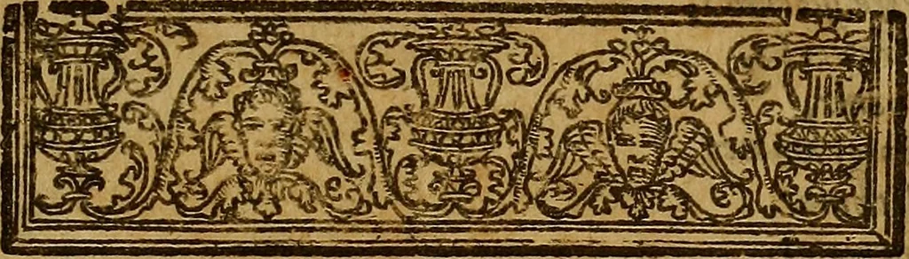 An illustration from Remaines concerning Britaine : their Languages. Names. Surnames. Allusions. Anagrammes. Armories. Monies. Empresses. Apparell. Artillarie. Wise speeches. Proverbs. Poesies. Epitaphes., 1636, leaf 432