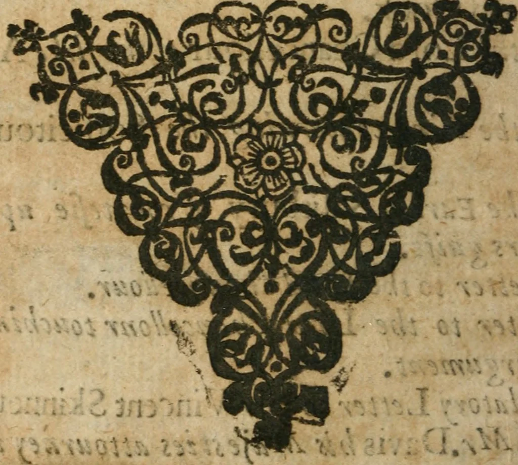 An illustration from The remaines of the Right Honorable Francis Lord Verulam, Viscount of St. Albanes, sometimes Lord Chancellour of England. Being essayes and severall letters to severall great personages, and other pieces of various and high concernment not heretofore published. A table whereof for the readers more ease is adjoyned, 1648, leaf 13
